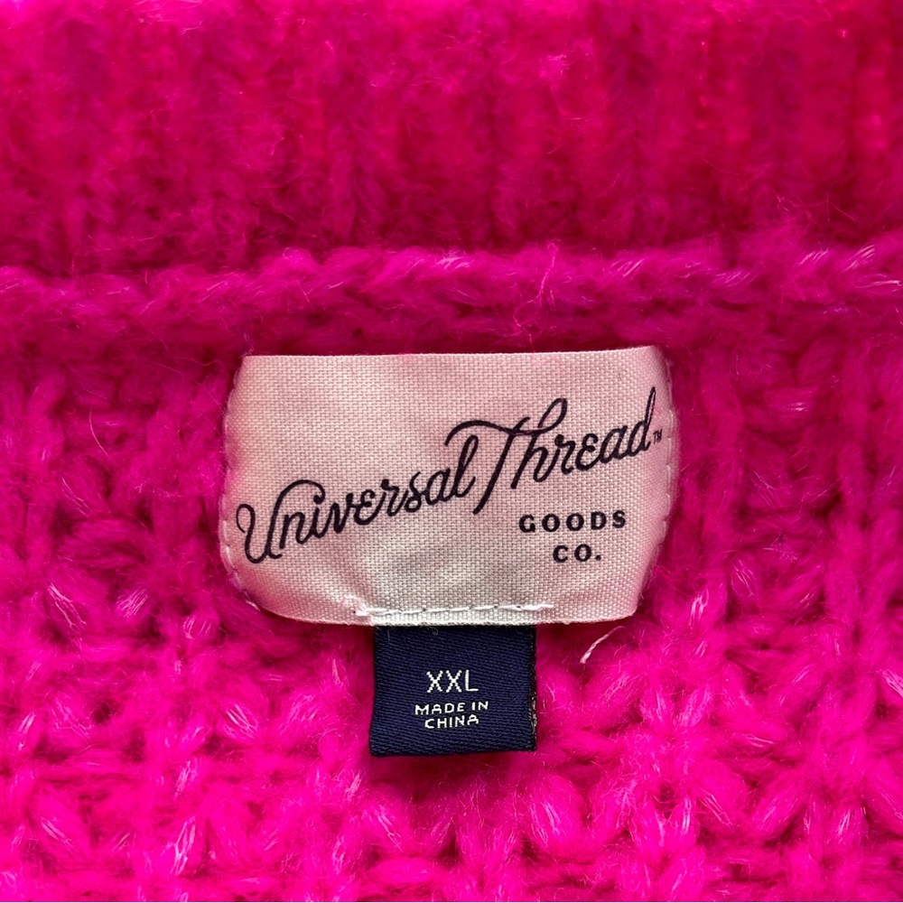 Universal Thread Waffle-Knit Colorblock Sweater - image 2